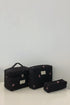 3 Piece Bow Quilted Cloth Storage Bag Set - Odaingerous
